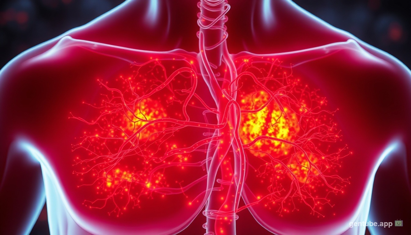 Visual representation of inflammation in the human body