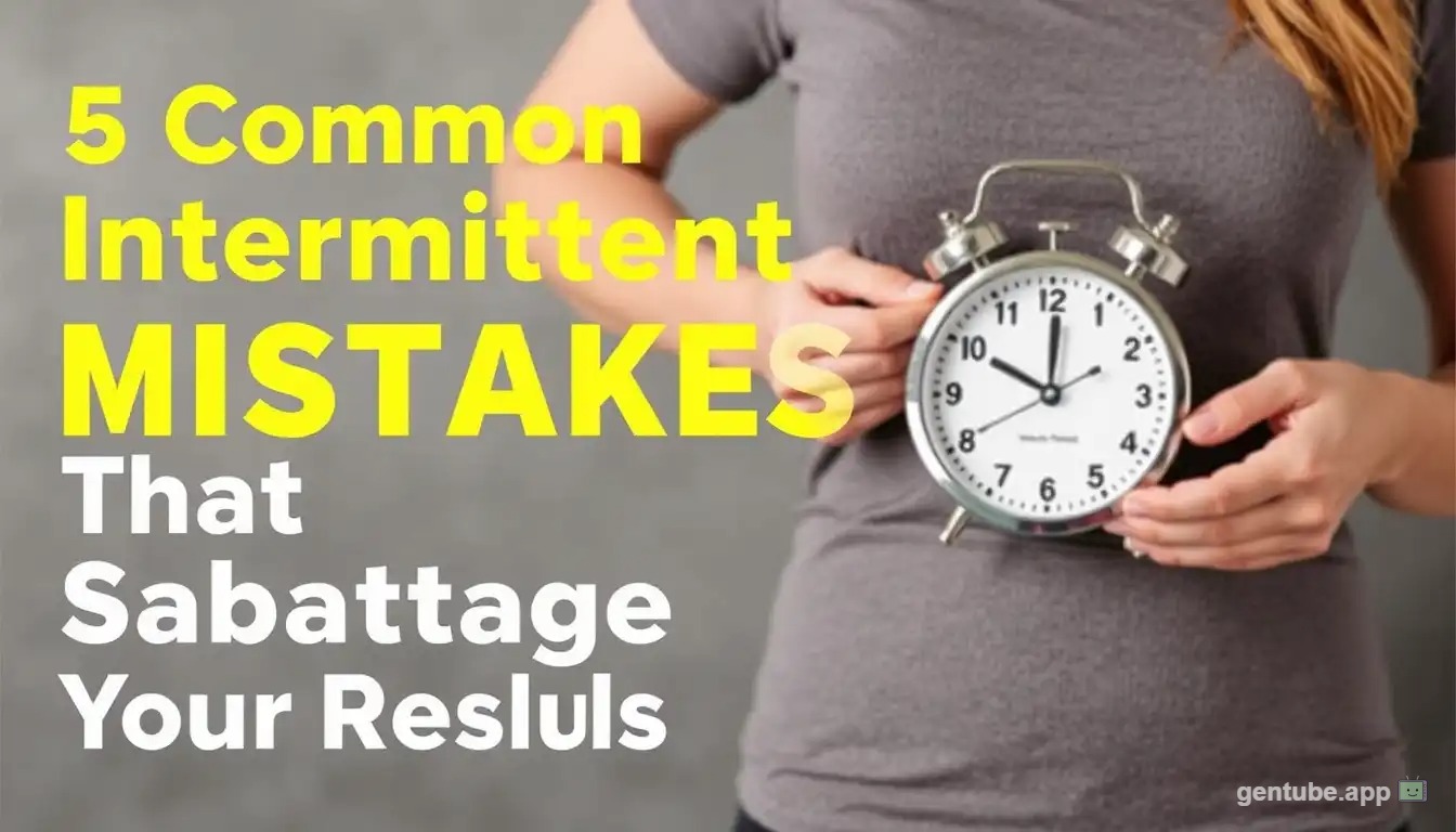 Common intermittent fasting mistakes women make when trying to lose weight