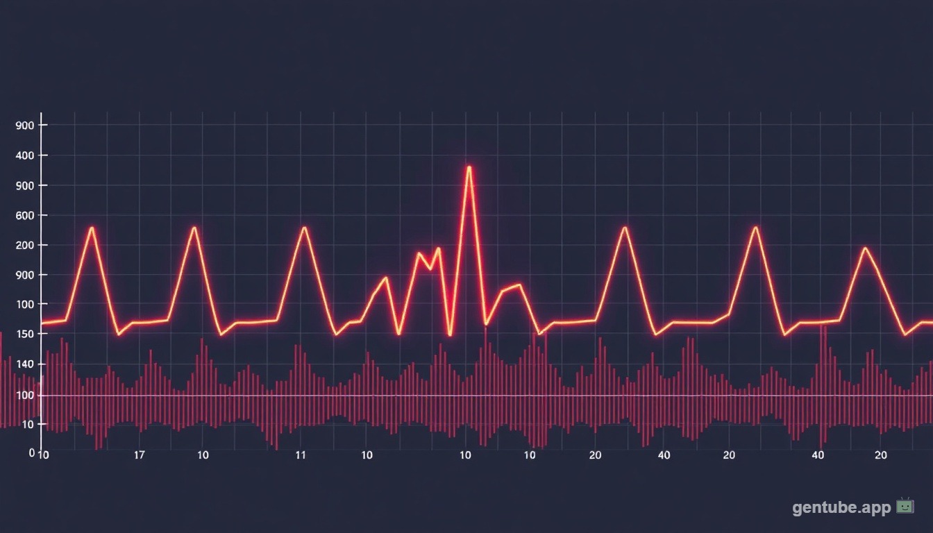Coherent breathing graph showing synchronized heart rate and breath