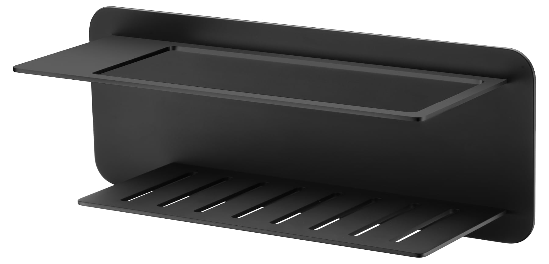 Jabonera Frontal Bethari Negro Mate