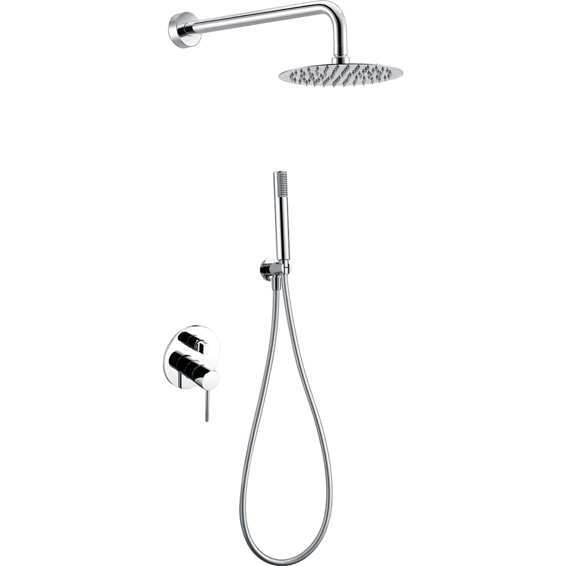 Conjunto De Ducha Empotrado Monomando Milos