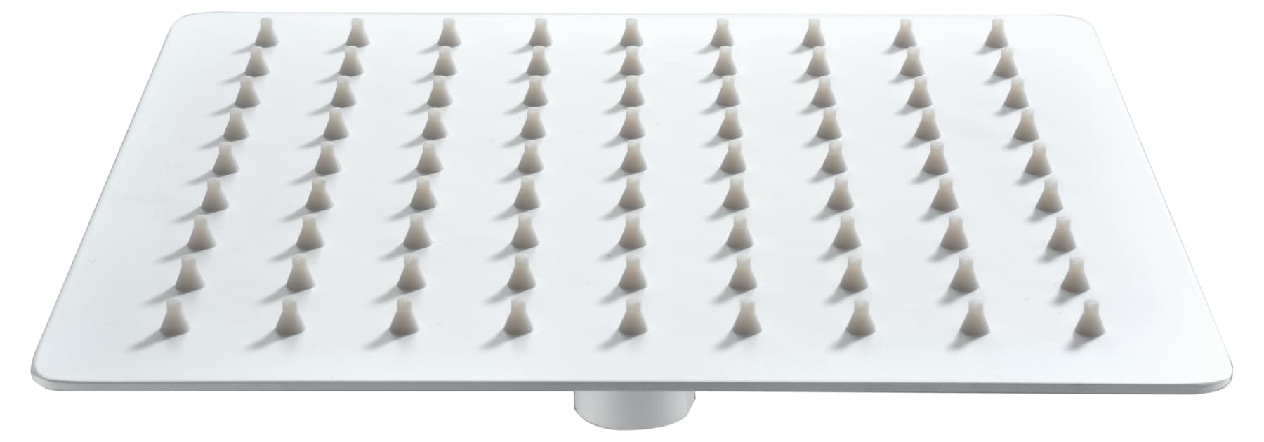 Rociador Cuadrado 30X30 Blanco Mate