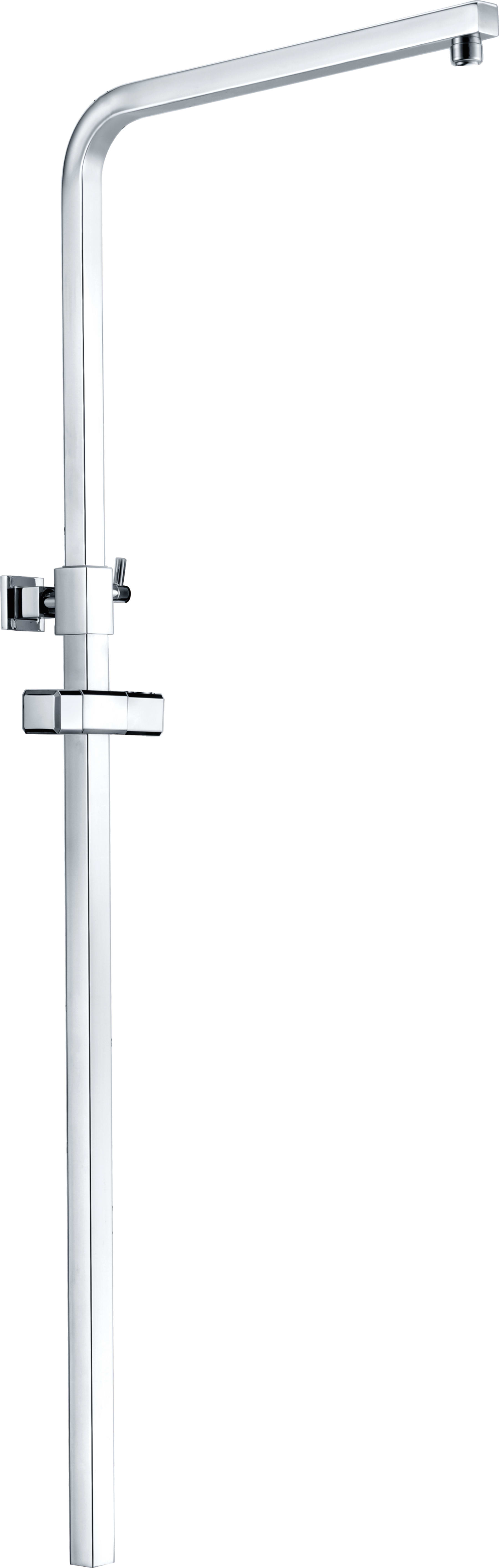 Barra Para Ducha Cuadrada Cromada