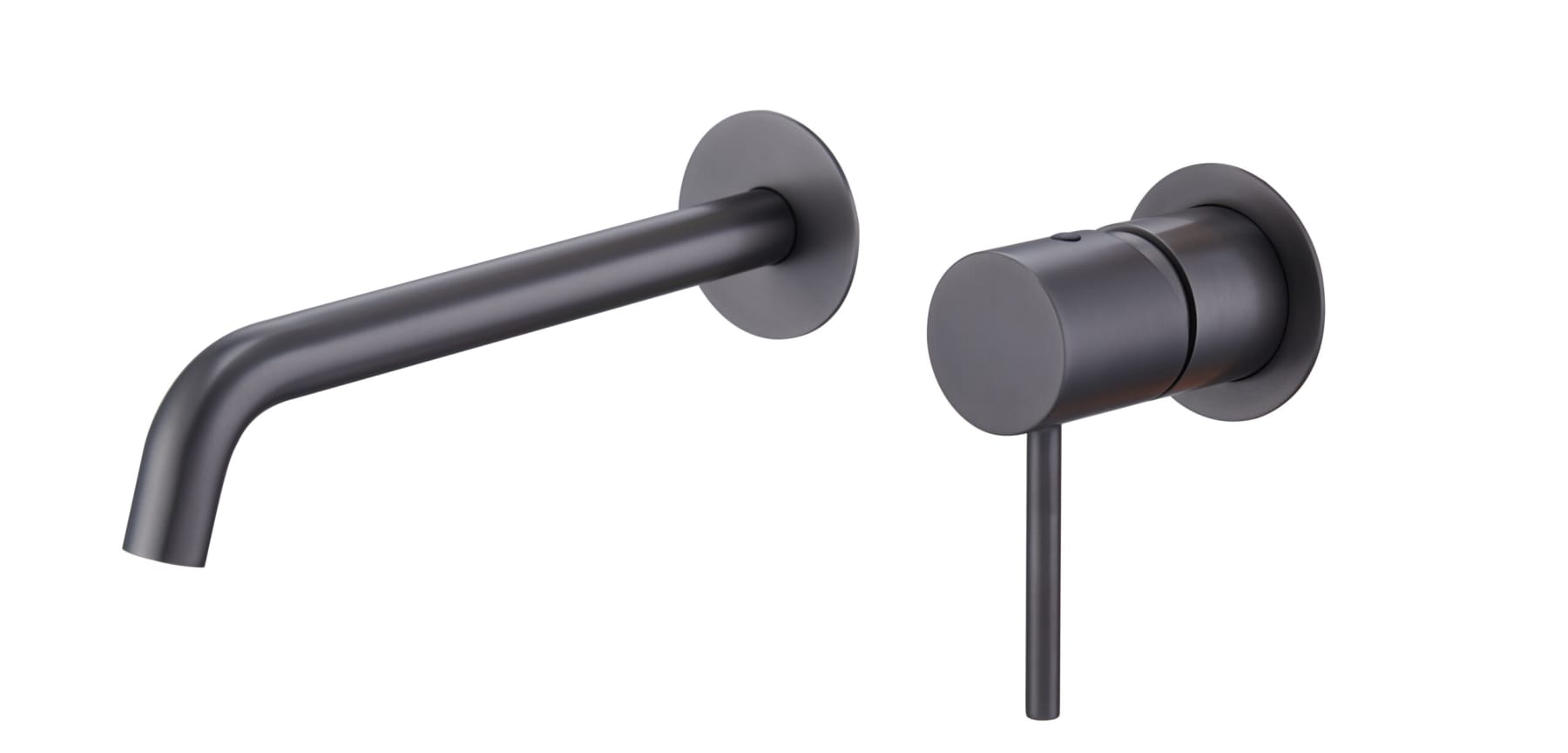 Monomando Lavabo Empotrado Monza Negro Gun Metal