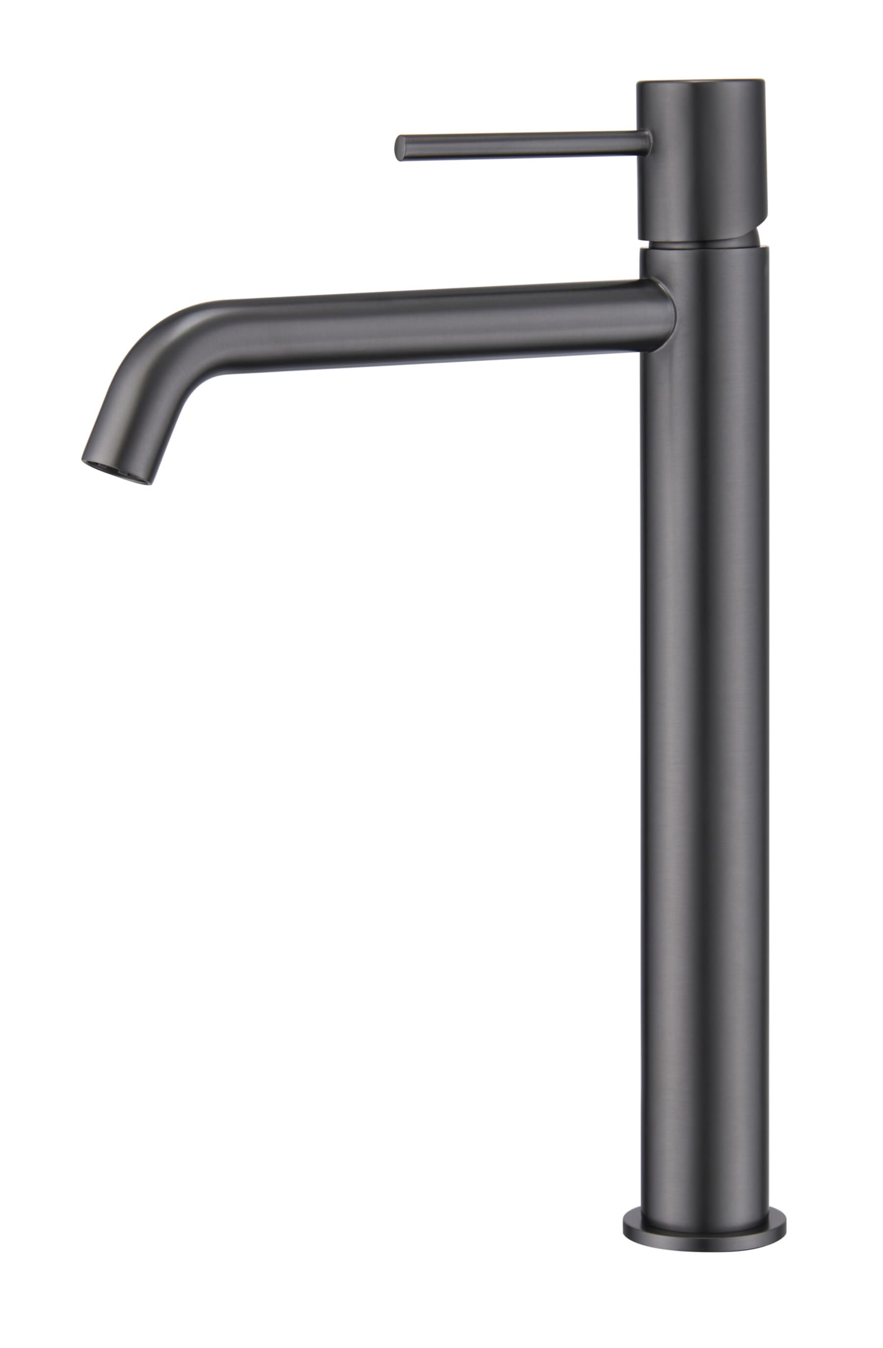 Monomando Lavabo Alto Monza Negro Gun Metal