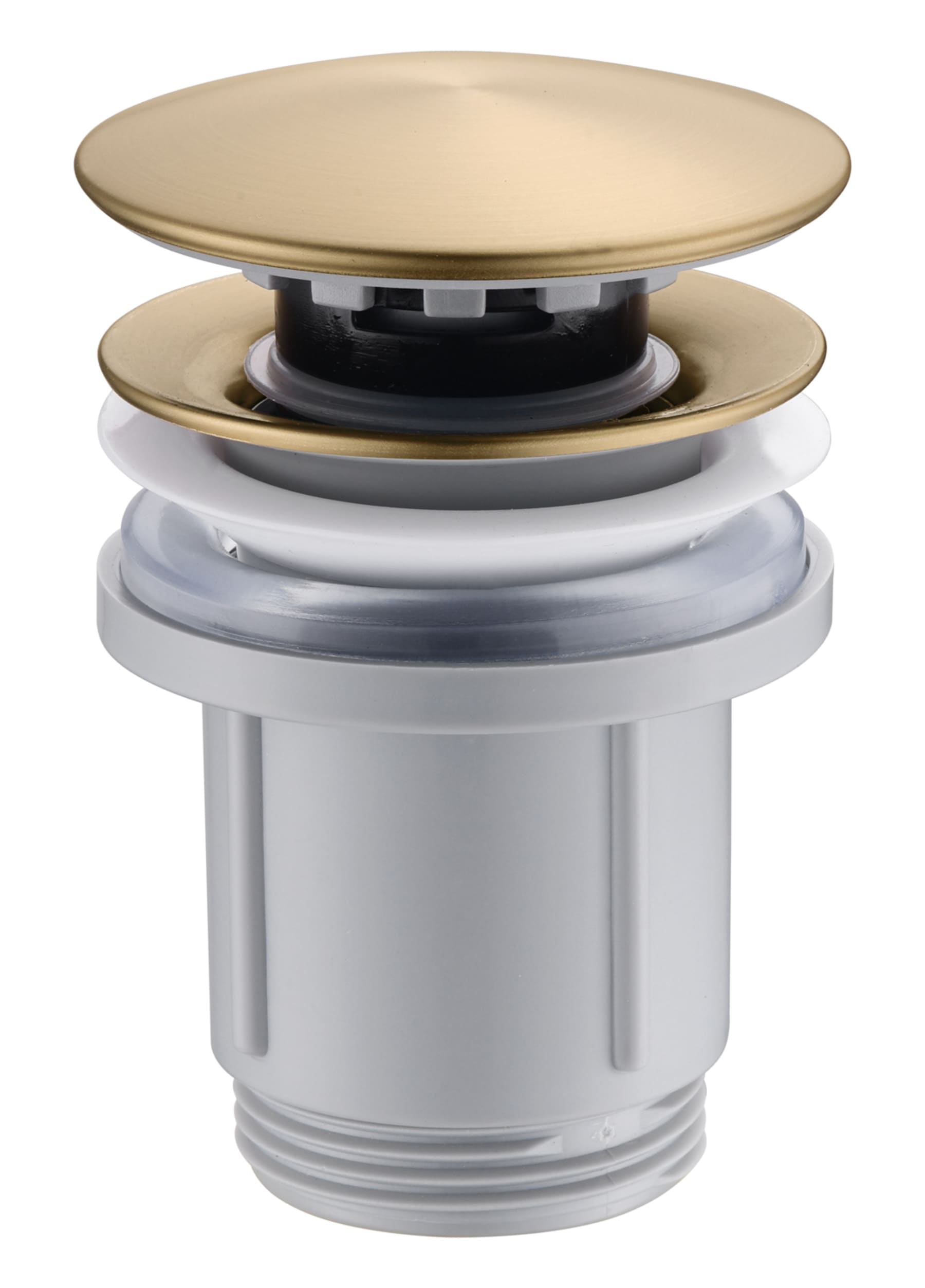 Valvula Click-Clack Pvc Oro Cepillado