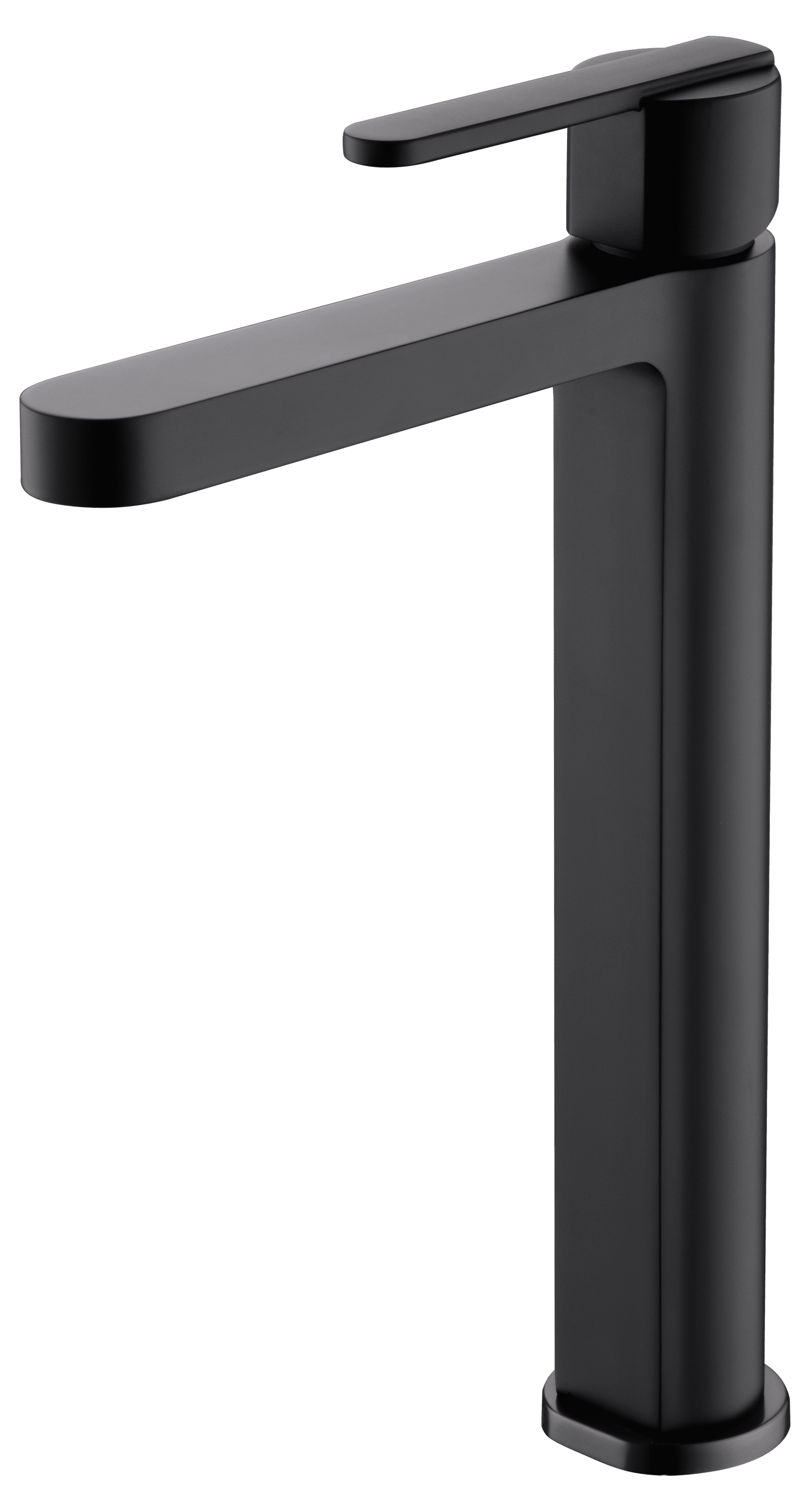 Monomando Lavabo Alto Roma Negro Mate