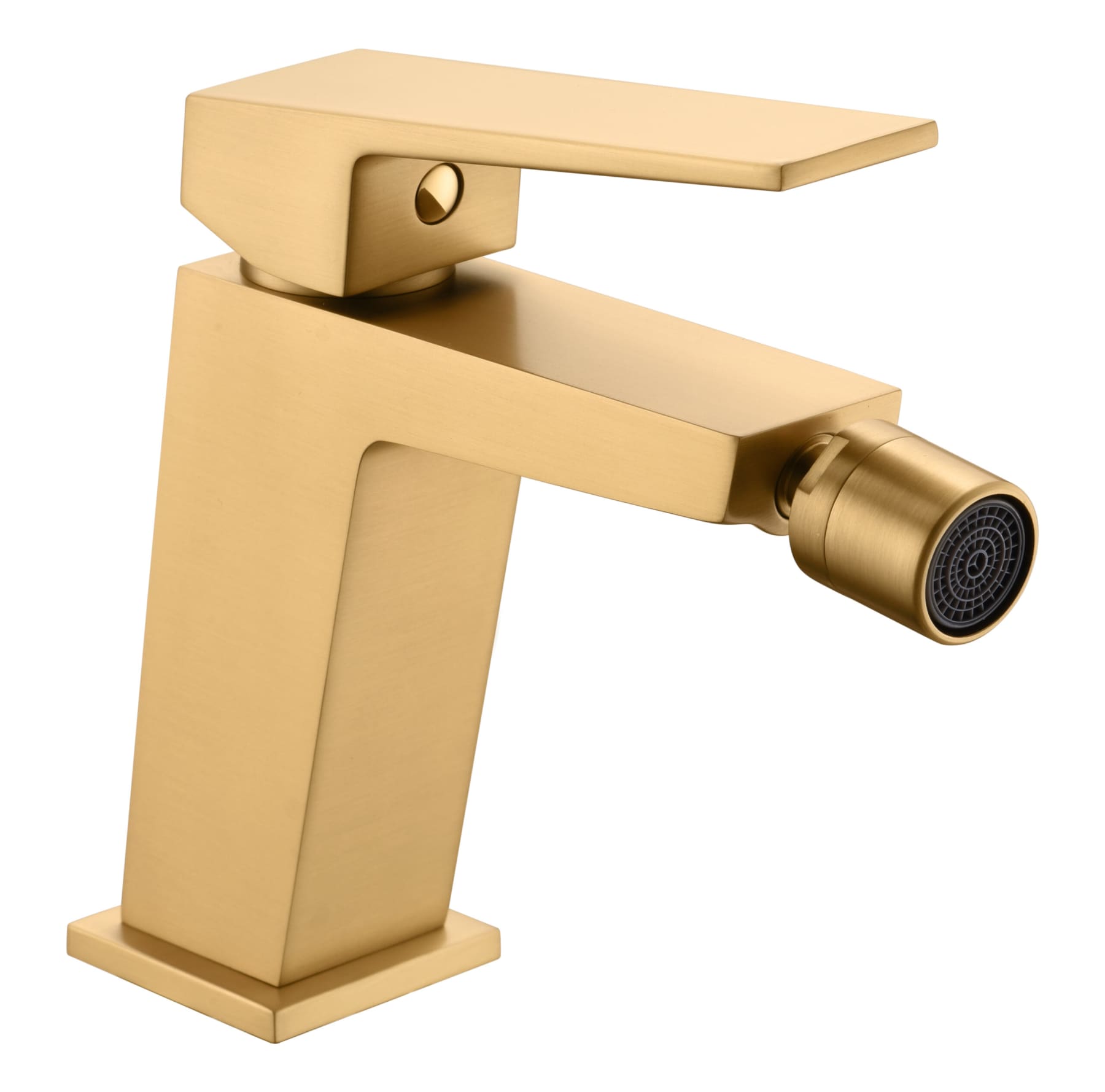 Monomando Bidé Art Oro Cepillado