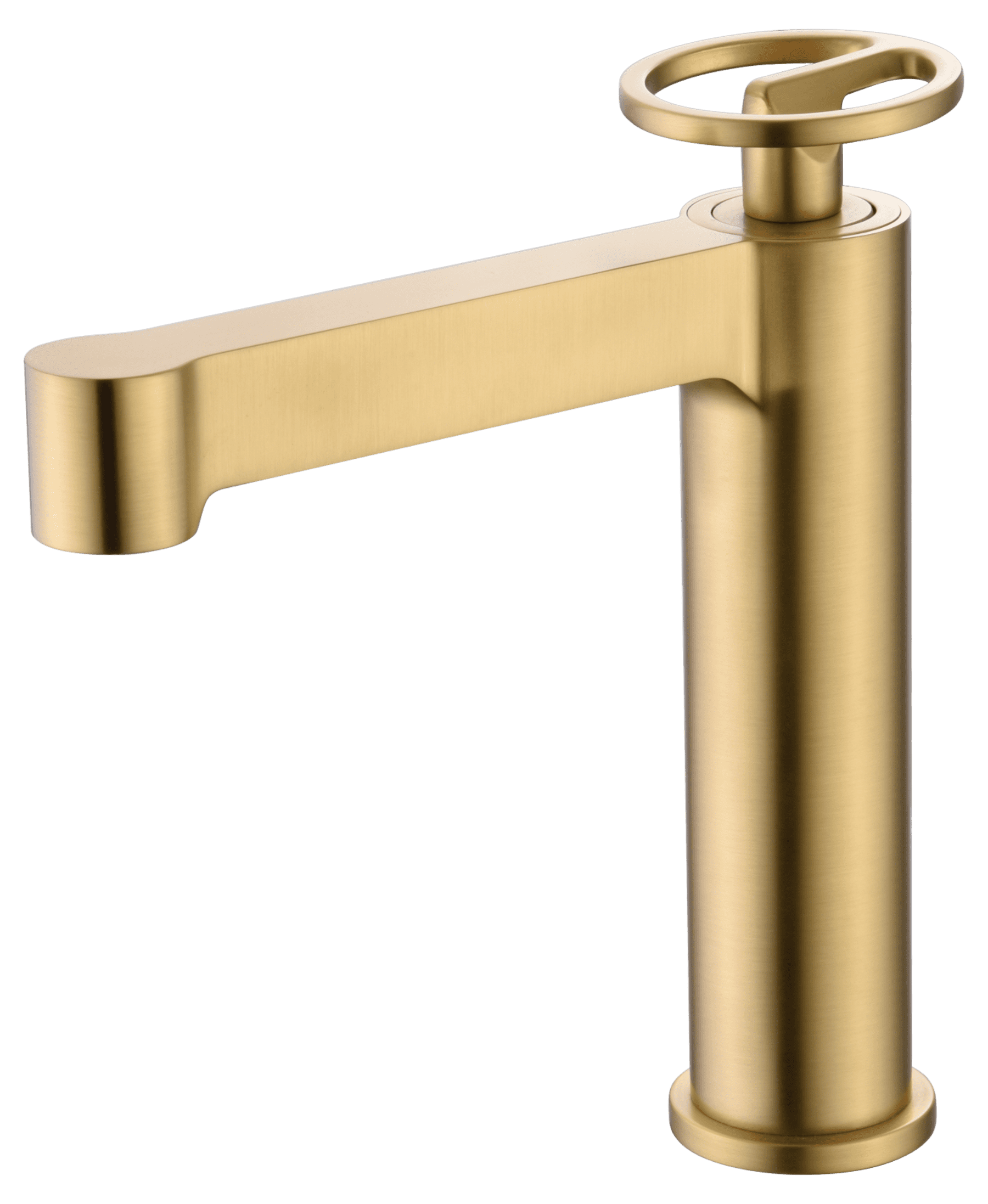 Monomando Lavabo Olimpo Oro Cepillado