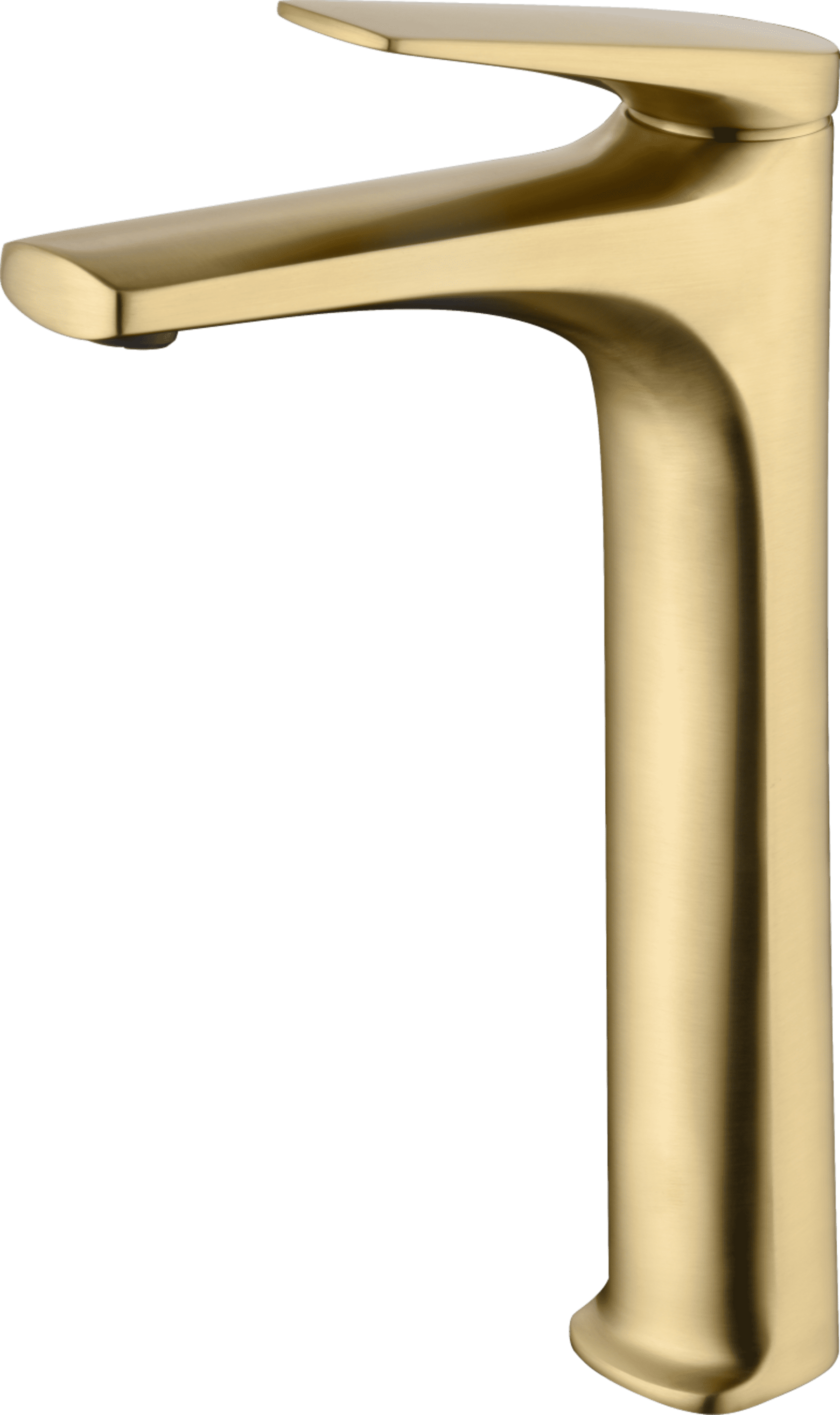 Monomando Lavabo Alto Delos Oro Cepillado