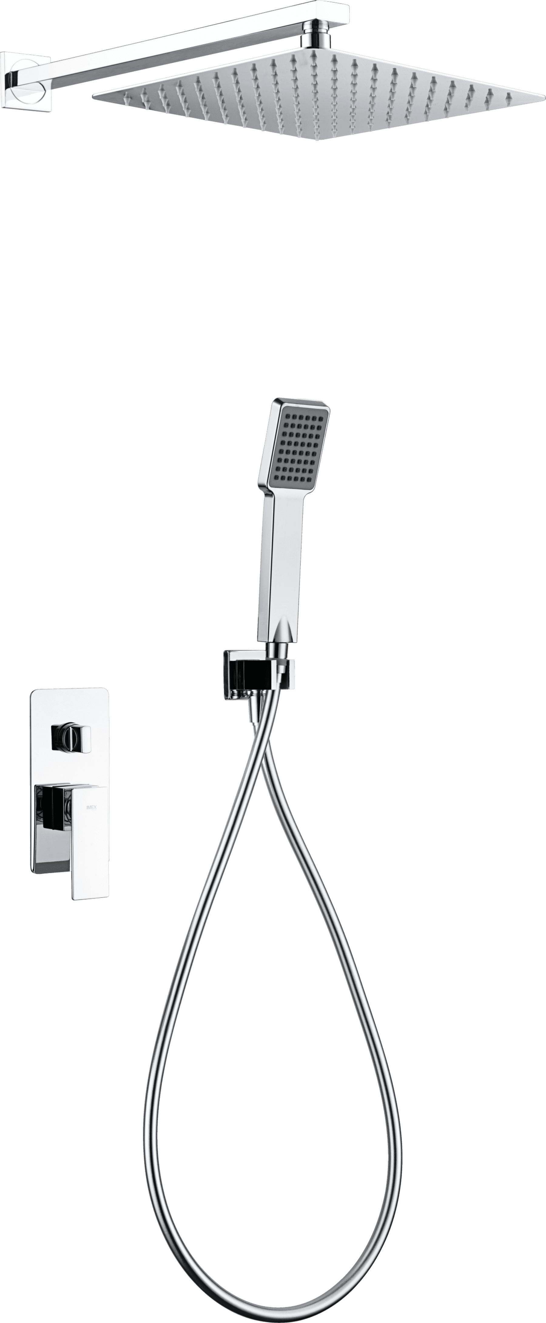 Conjunto Ducha Monomando Empotrado Pisa