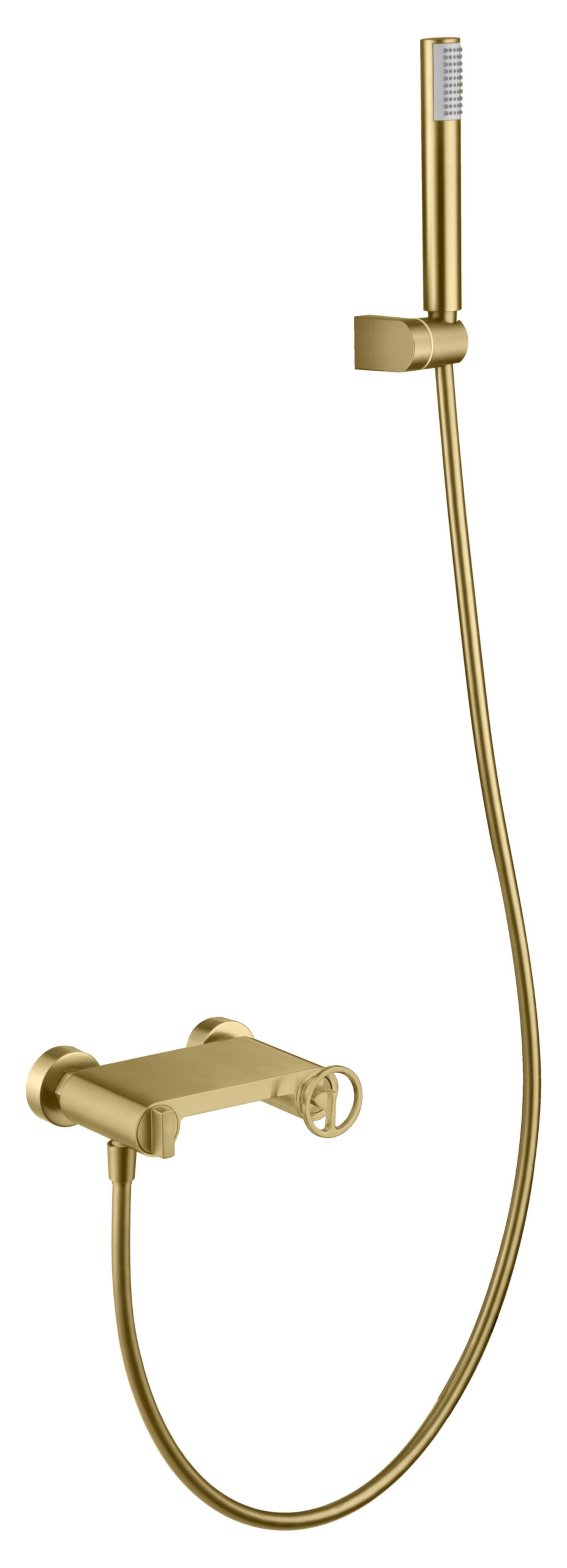 Kit Ducha Monomando Olimpo Oro Cepillado