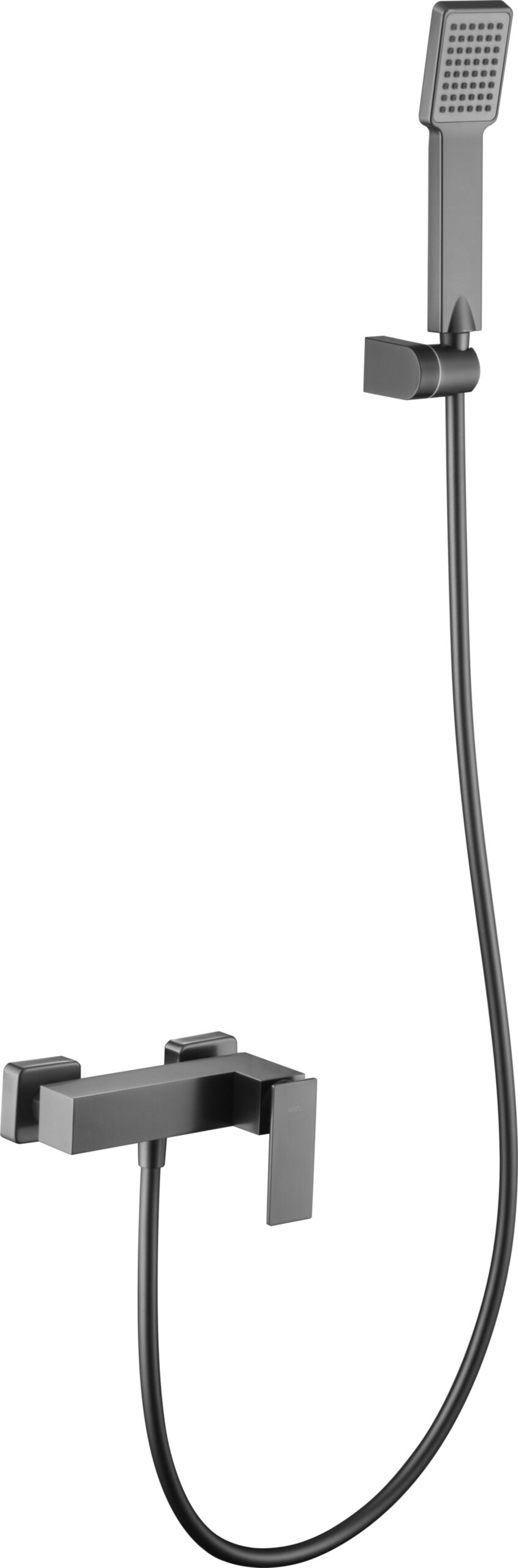 Kit Ducha Monomando Pisa Negro Gun Metal