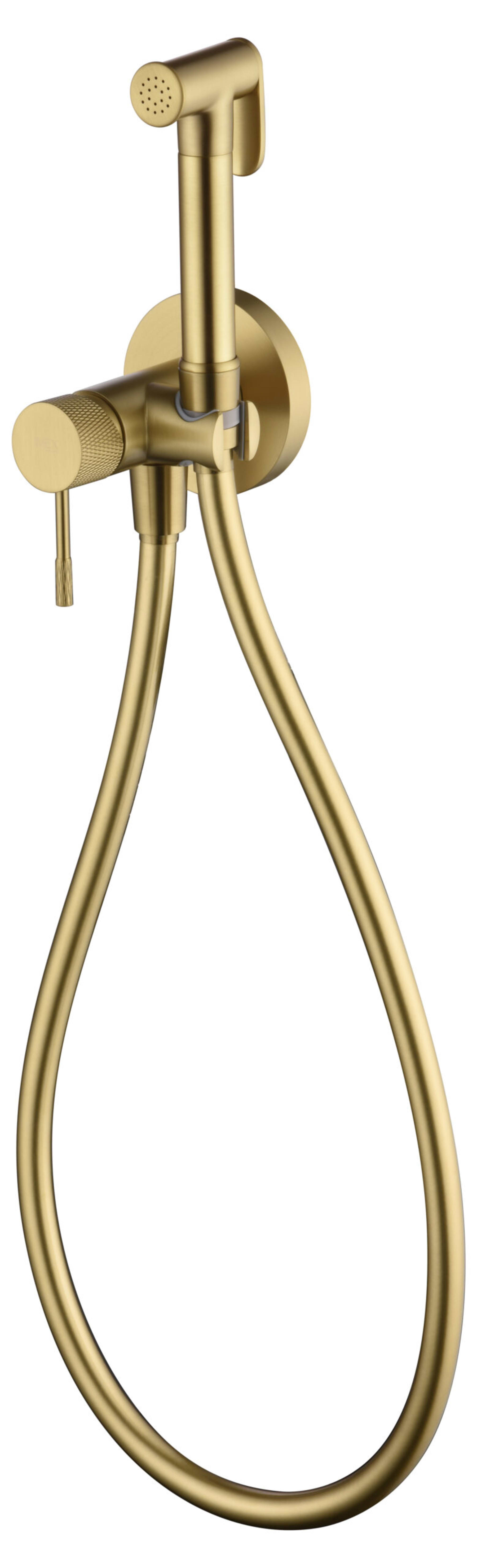 Grifo Empotrado De Bidé Line Oro Cepillado