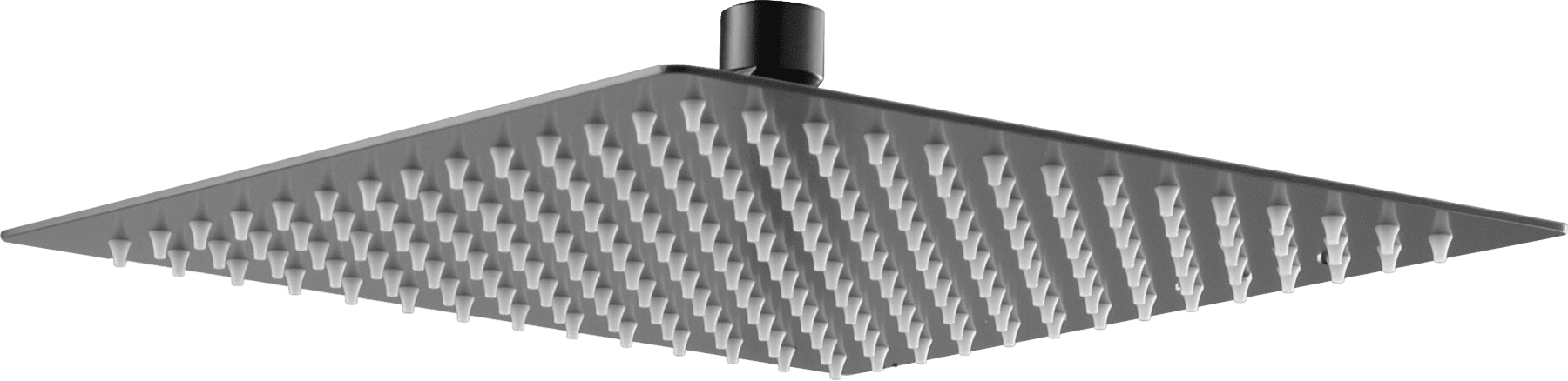 Rociador Cuadrado 25X25 Negro Gun Metal