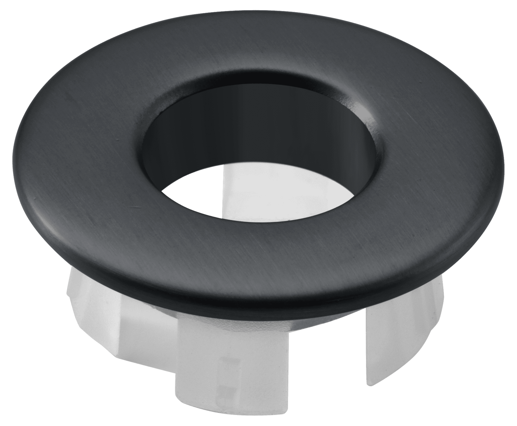 Embellecedor Rebosadero Lavabo Black Gun Metal