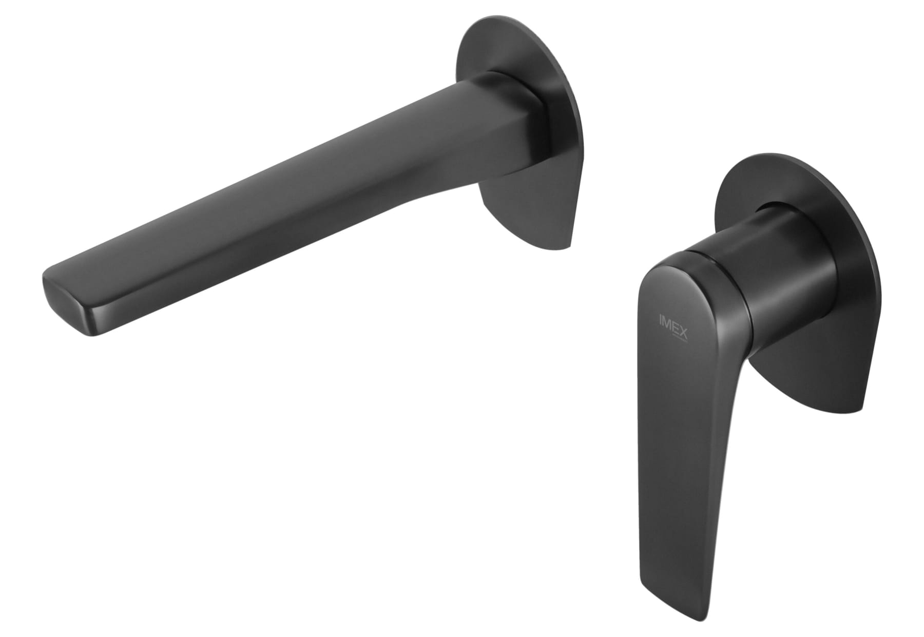 Monomando Empotrado Lavabo Delos Negro Mate