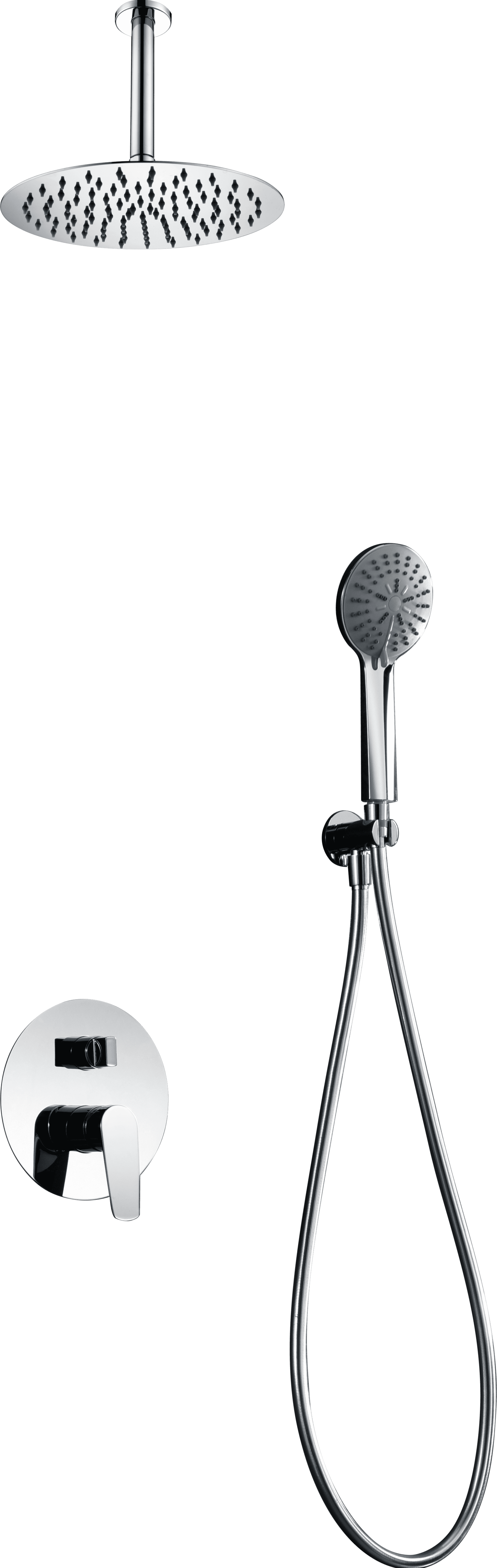 Conjunto De Ducha Empotrado Monomando Bruselas