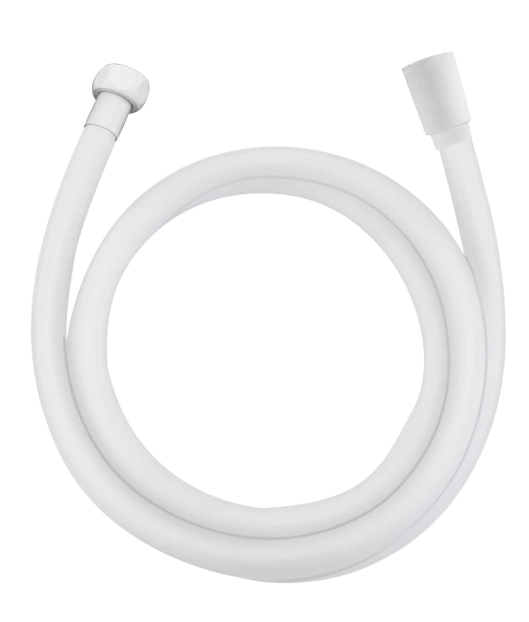 Flexo De Ducha Pvc 150Cm Blanco Mate