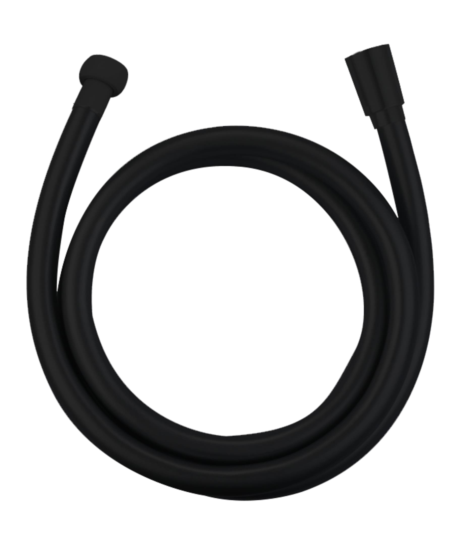 Flexo De Ducha Pvc 150Cm Negro Mate