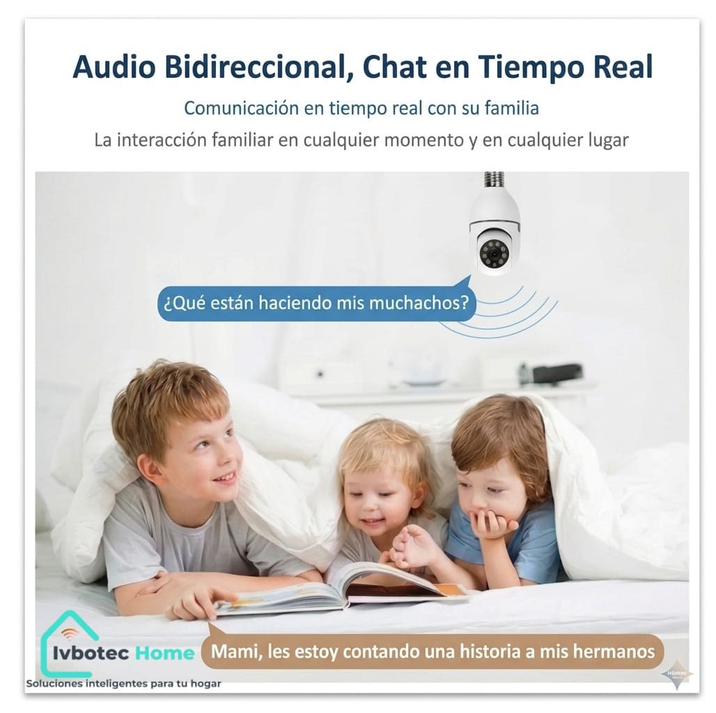 ivbotec home cámara foco app v380 android iphone