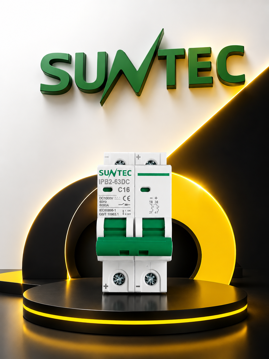 DC 16A MCB circuit breaker