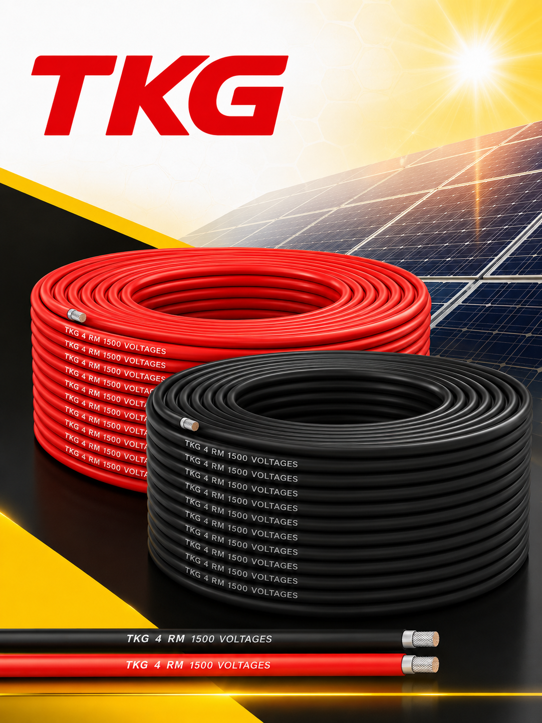 TKG 4RM Solar Cable-1500VDC(40METER)