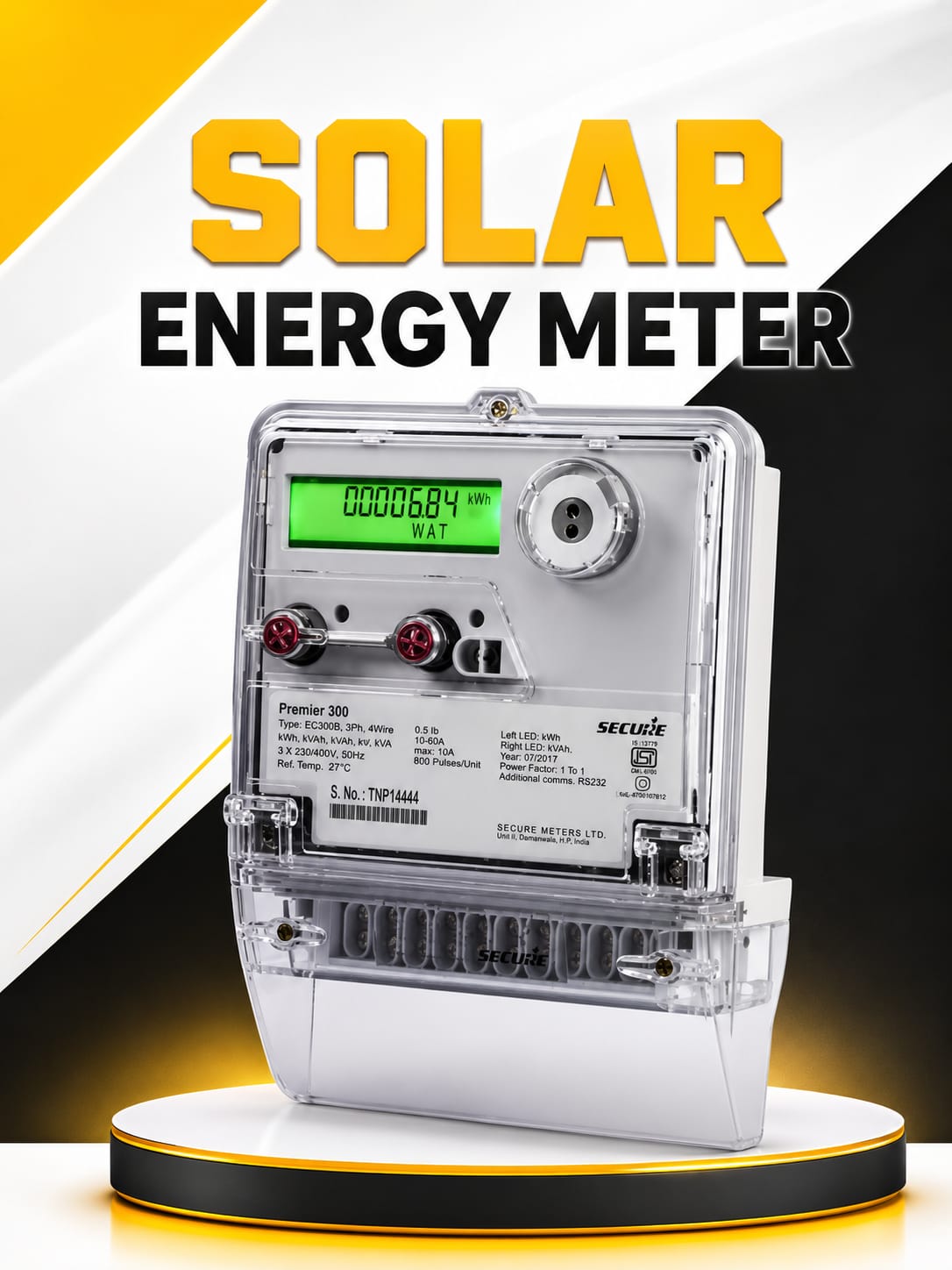 Secure Premier 300 Three Phase HT CT Energy Meter