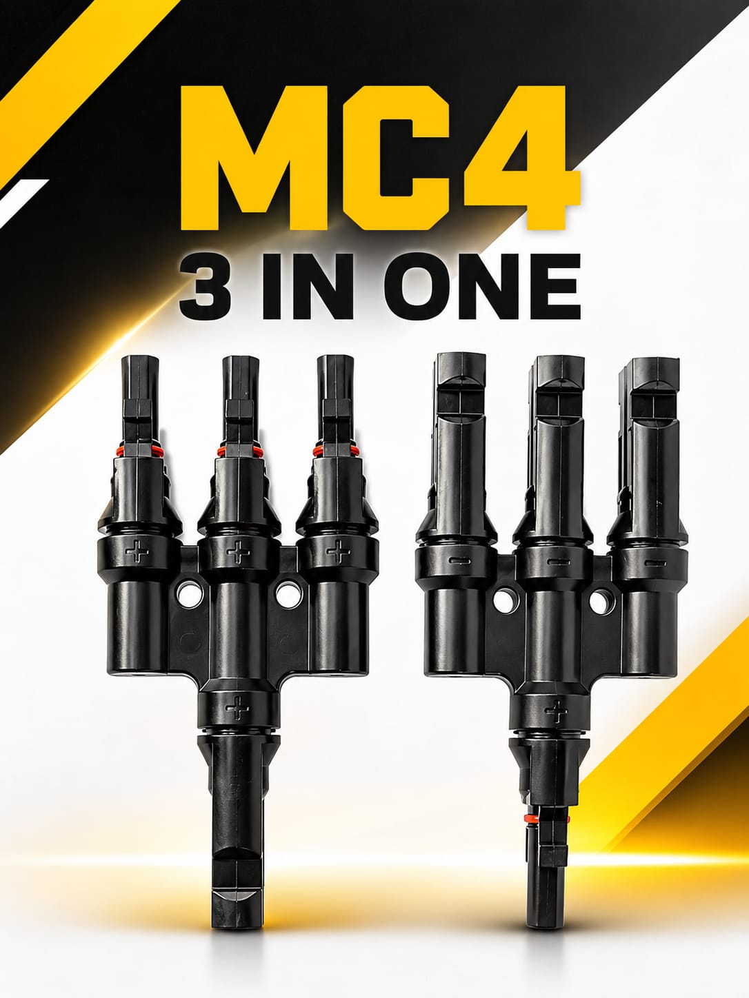 MC4 3-in-1 Solar Branch Connector (3 to 1)