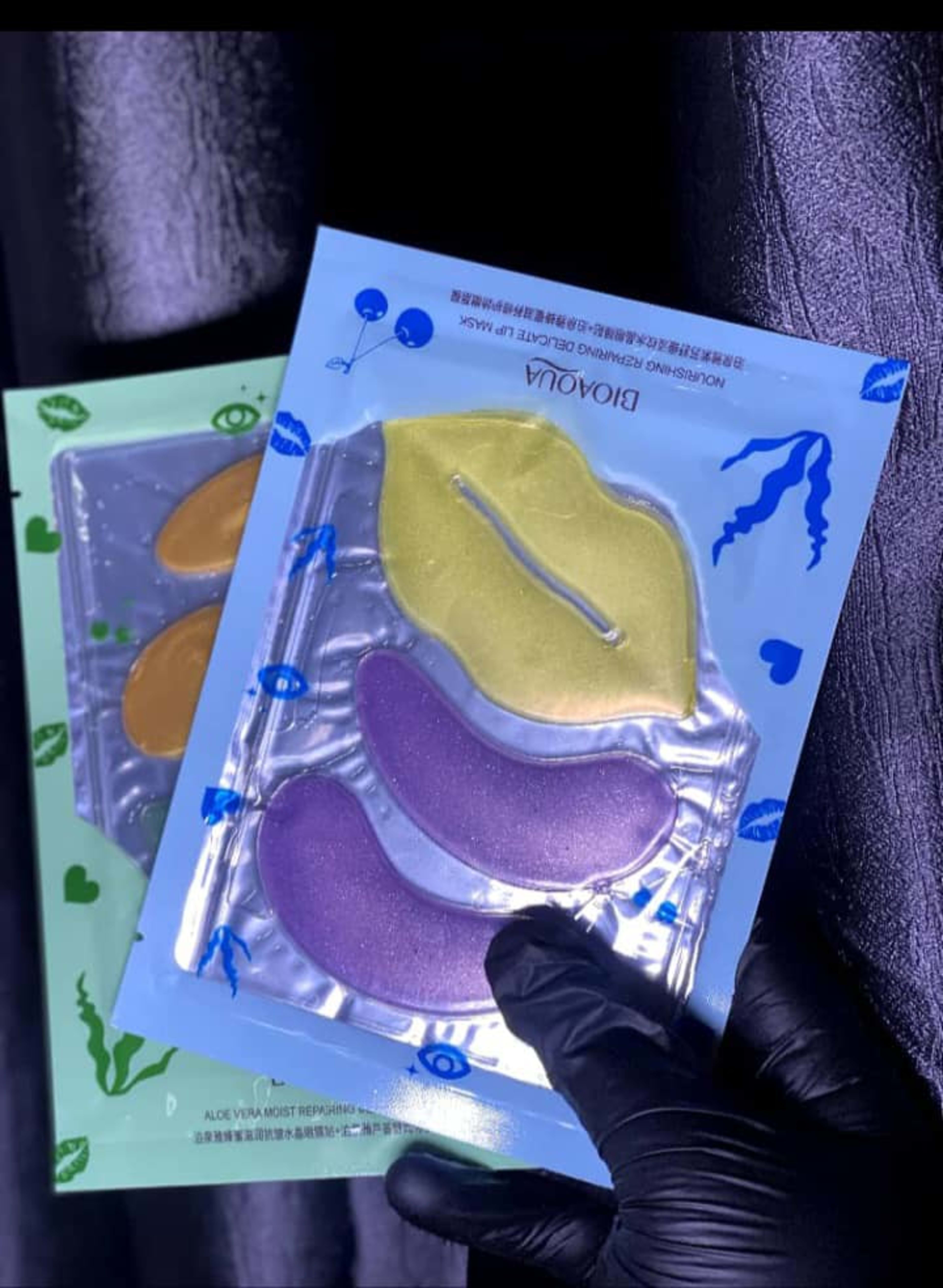 Under eye and lip mask combo 