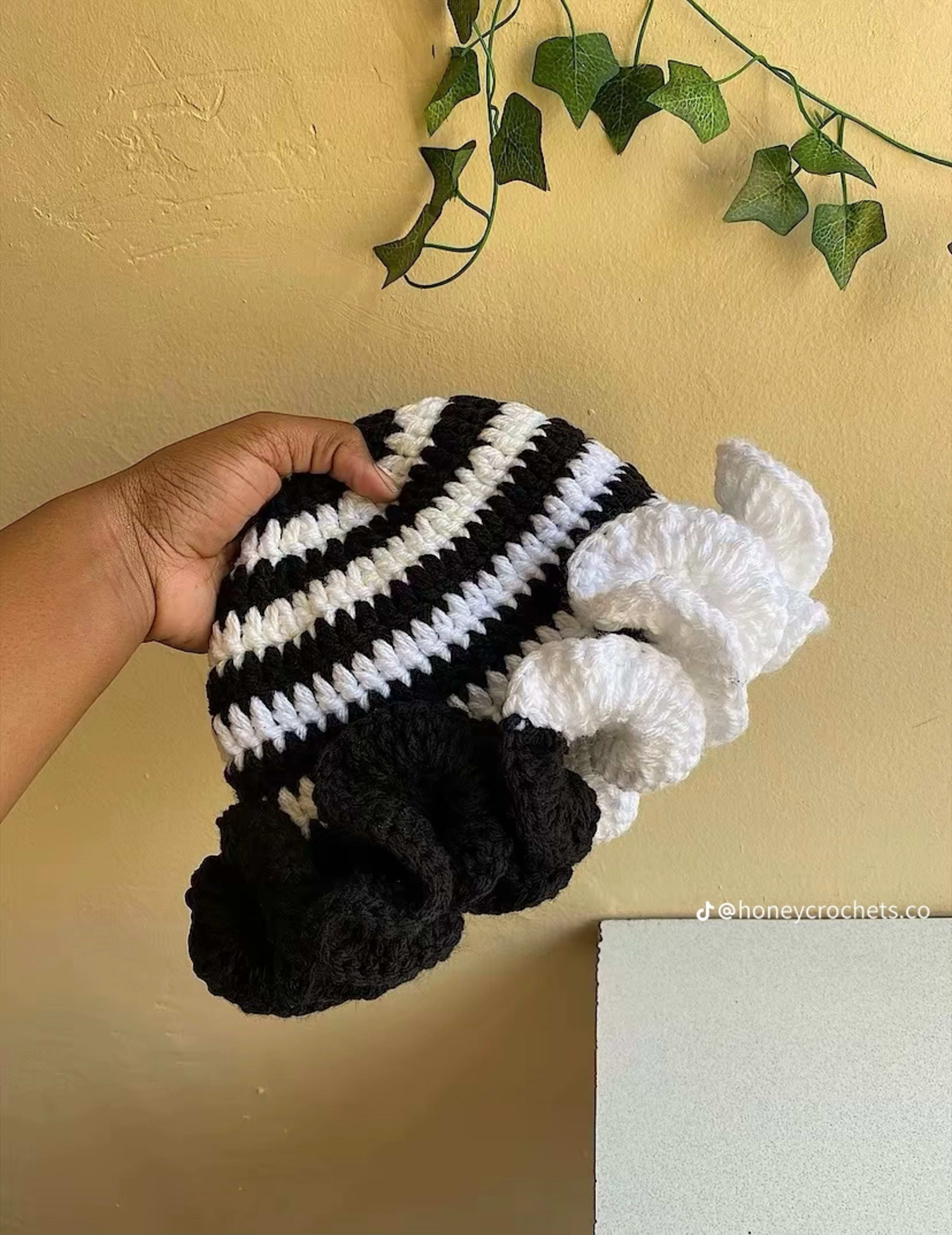 Crochet Ruffle Hat
