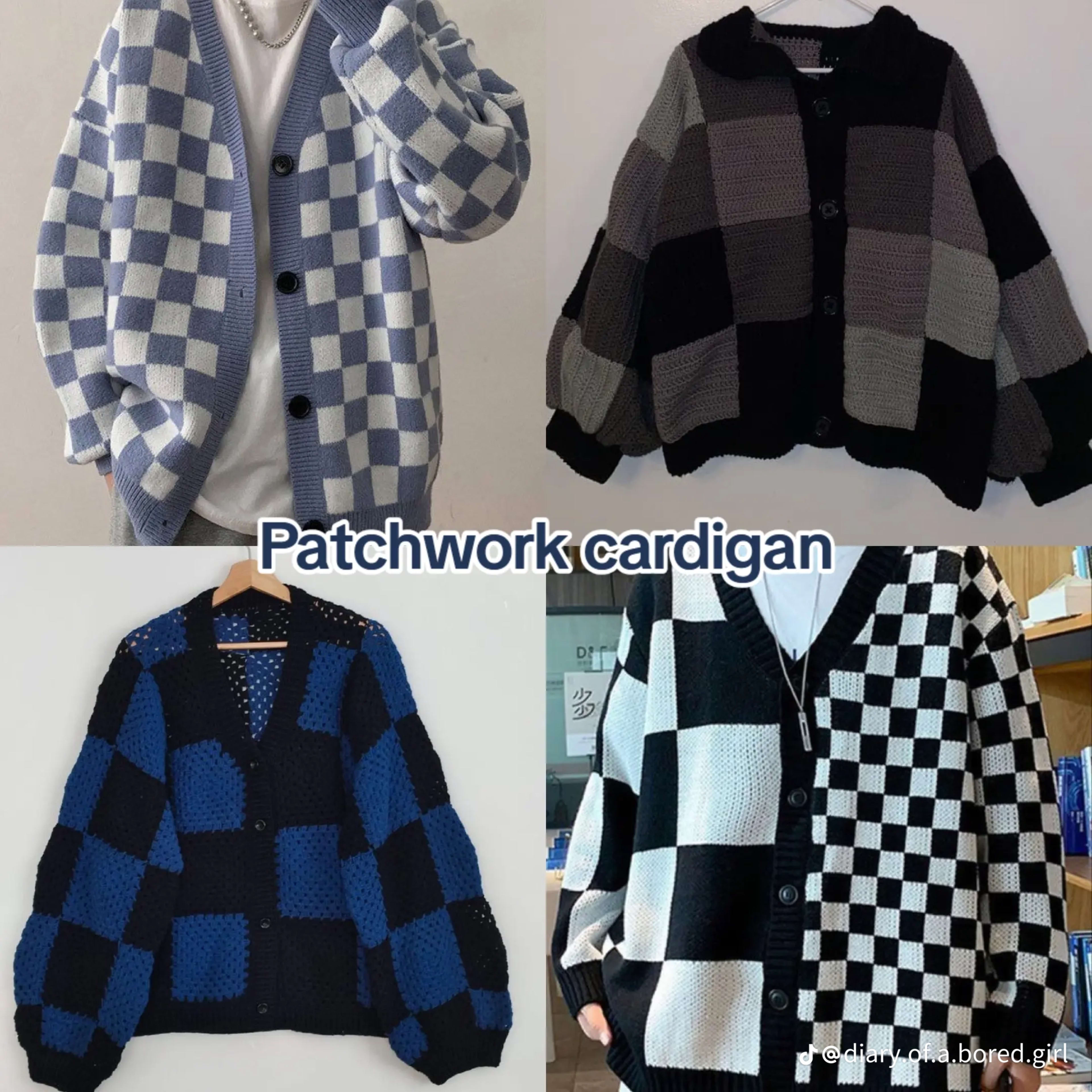 Crochet Patchwork Cardigan
