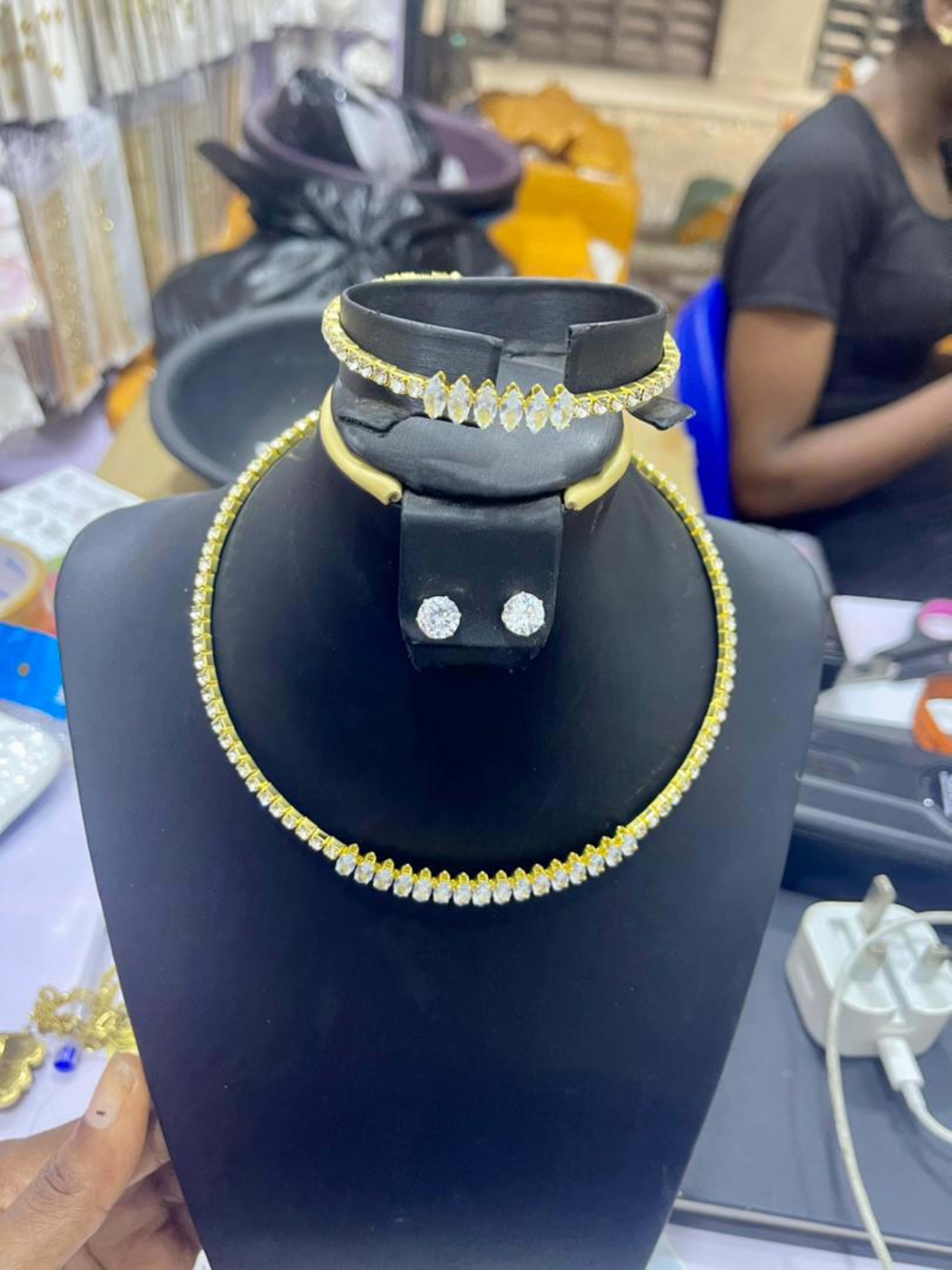 Elegant Gold Plated Jewelry Set