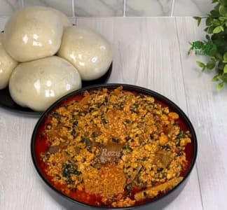 Egusi Soup with swallow