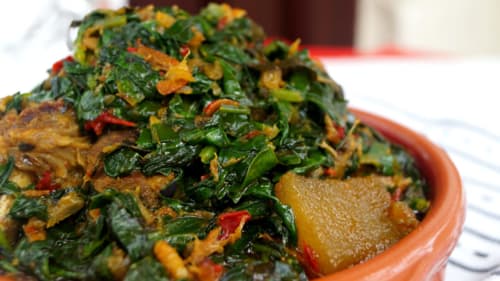Vegetable soup with 2 meats