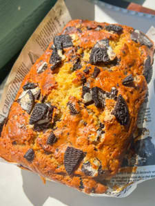 Oreos banana bread