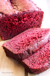 RED VELVET BANANA BREAD