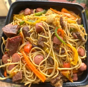 Stir fry pasta