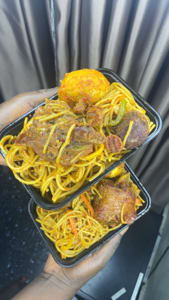 BEEF/SAUSAGE STIR FRY SPAGHETTI