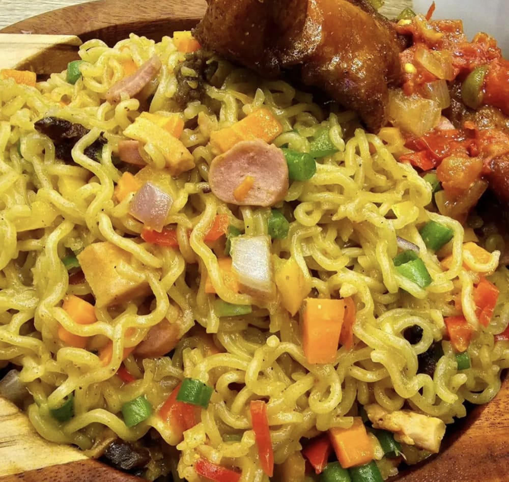 Noodles and Chicken