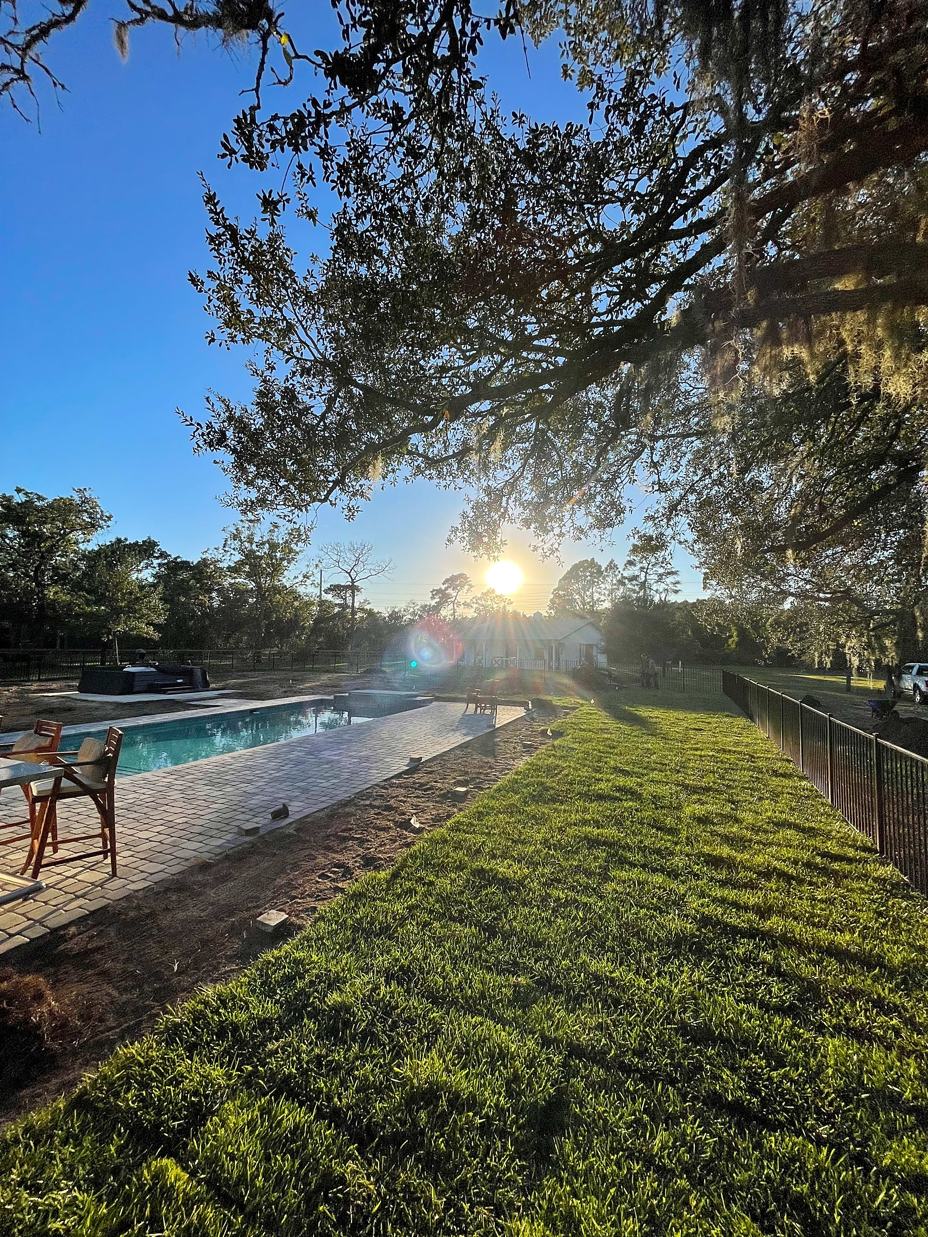 Fresh Sod Backyard in Jacksonville, FL