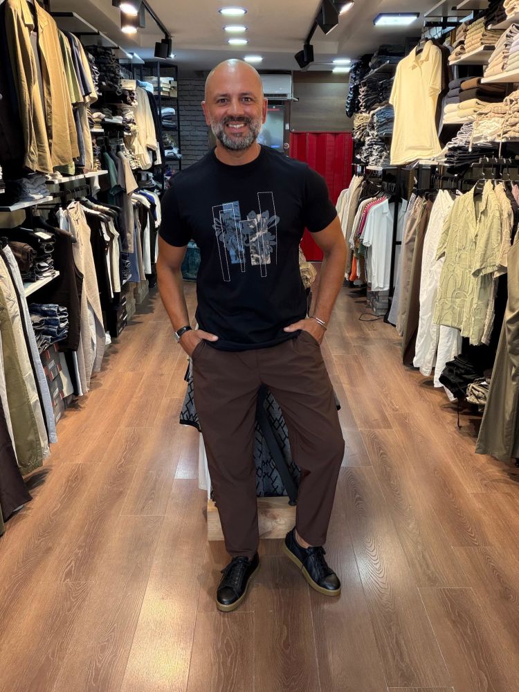 Slim Fit Baskılı T-shırt