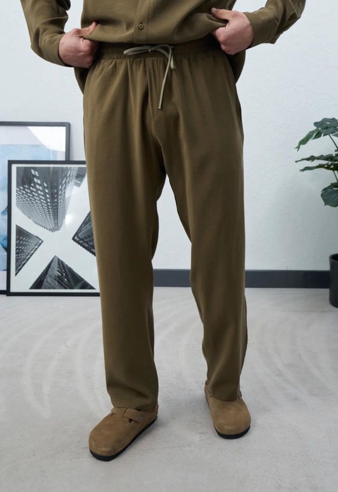 Modal Kumaş Baggy Pantolon