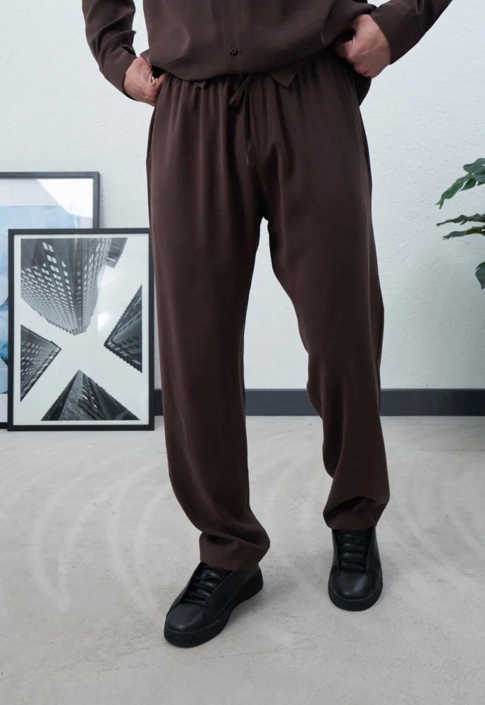 Modal Kumaş Baggy Pantolon