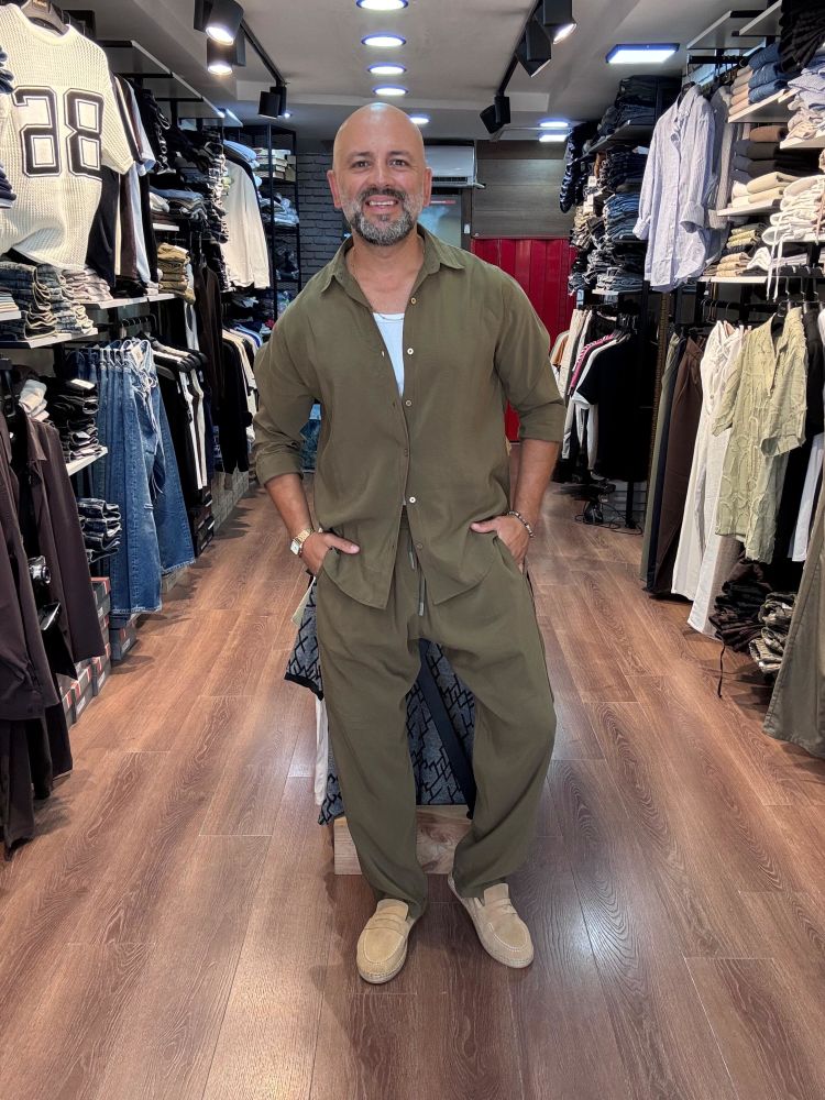 Modal Kumaş Baggy Pantolon