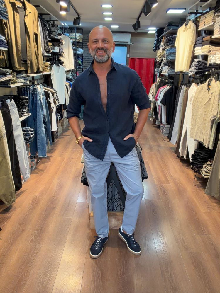 Tensel Kumaş Bilek Paça Jogger Pantolon