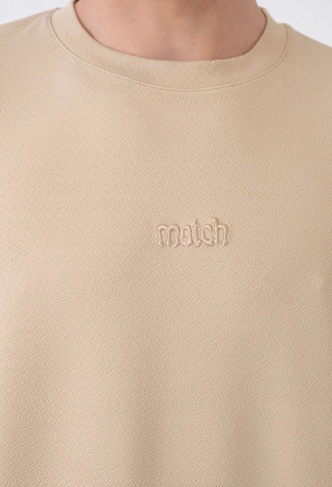 Göğüs Baskı Detaylı Over Size T-shirt