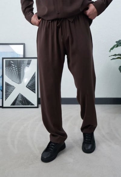 Modal Kumaş Baggy Pantolon