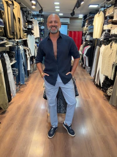 Tensel Kumaş Bilek Paça Jogger Pantolon
