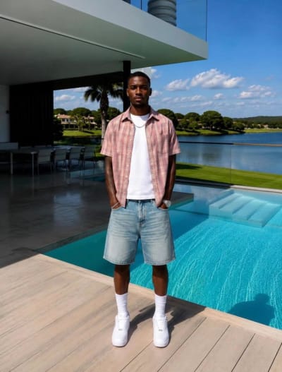 Baggy Model Denim Şort 1515